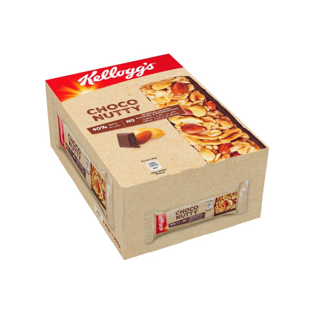 Kellogg's Choco Nutty Bar 12 X 30gm