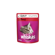 Whiskas Pouch Beef in Sauce 80G