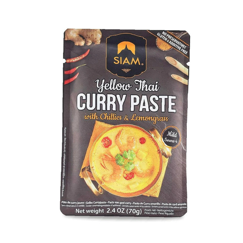 De Siam Yellow Thai Curry Paste 70G