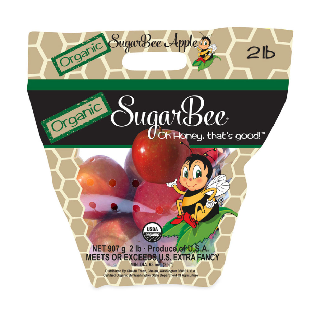 Apple Sugar Bee Organic Usa 6-7 Pieces Pack