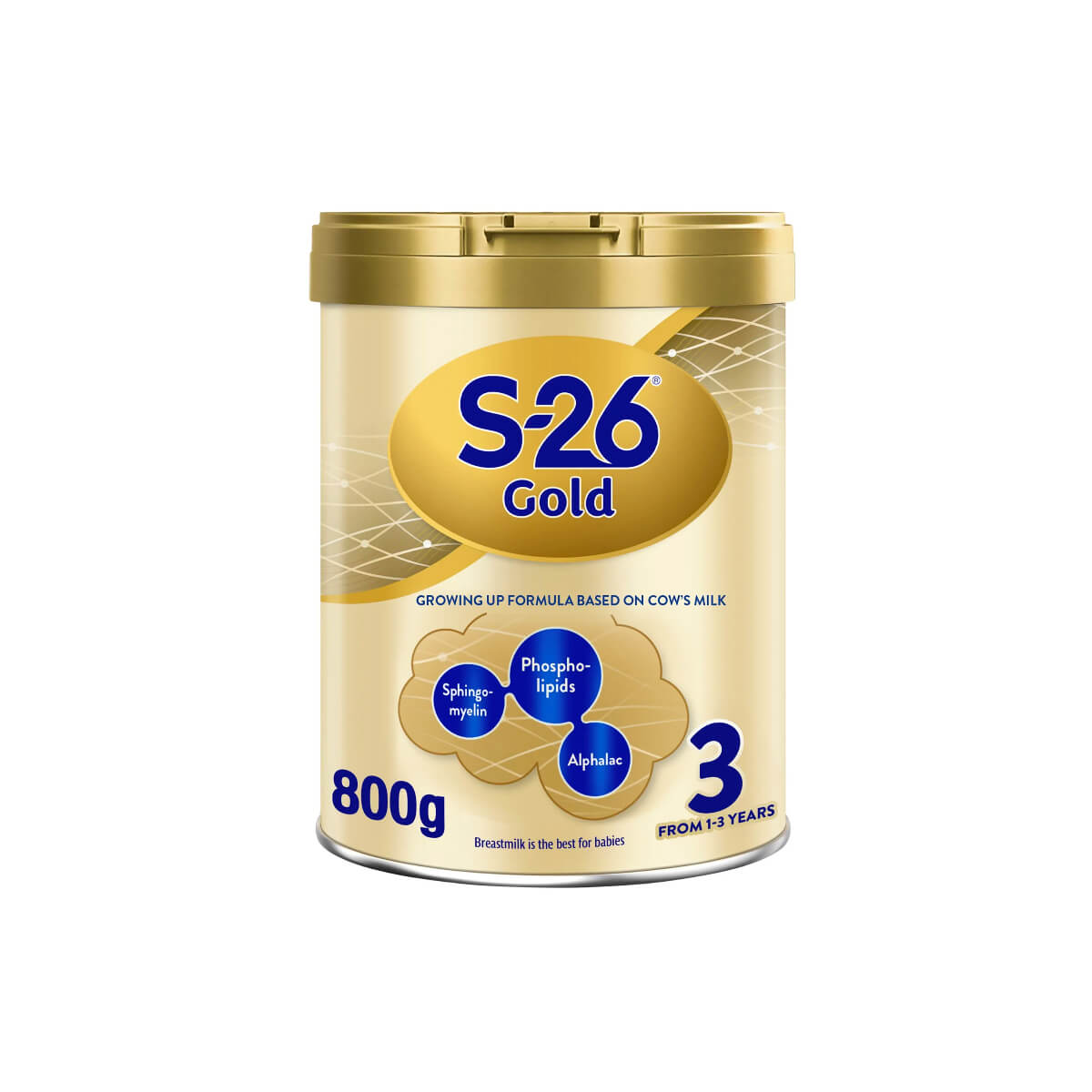 Nestle S-26 Gold Stage 3 Growing Up Formula Milk From 1-3 Years 800g