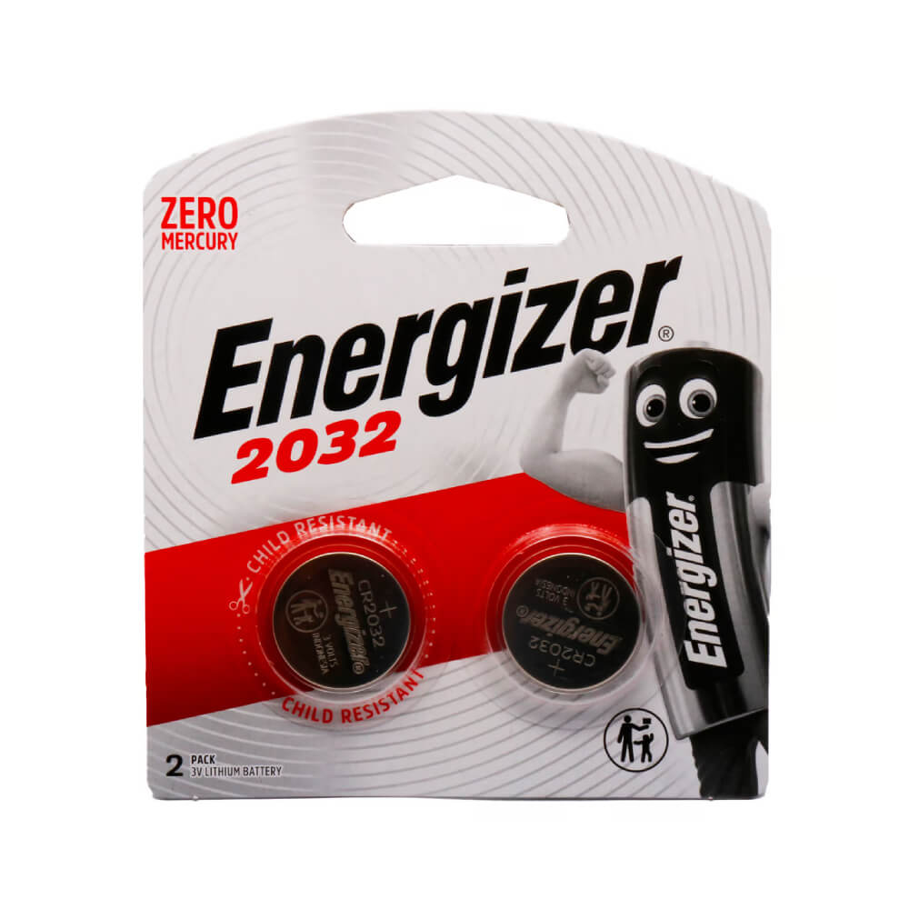 Energizer 2032 Lithium Coin Battery 3V 2 Pieces