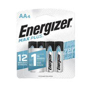 Energizer Max Plus AA 4 Alkaline Batteries 1.5V 4 Pieces