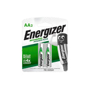 Energizer Power Plus 2000mAh AA 2 Rechargeable Batteries 1.2V 2 Pieces