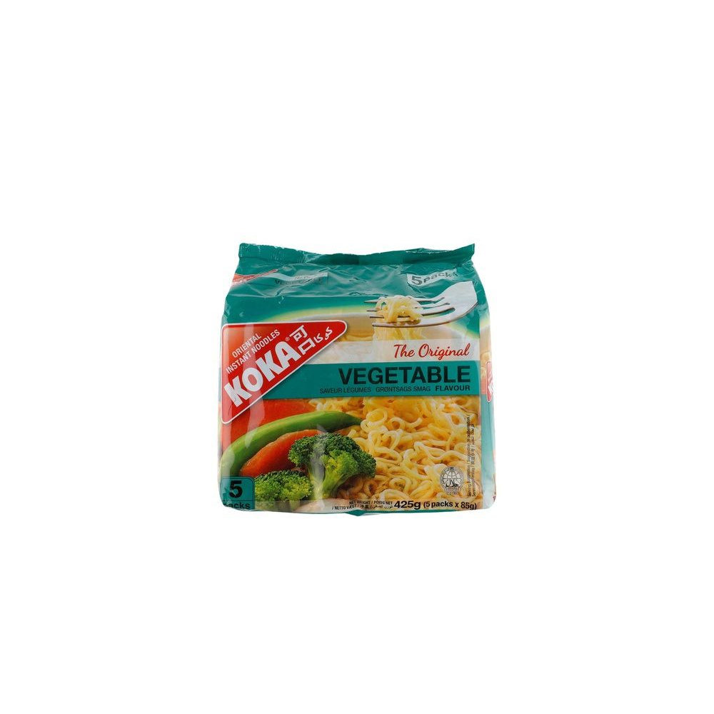 Koka Instant Noodles Vegetables Flavour 85Gmx5