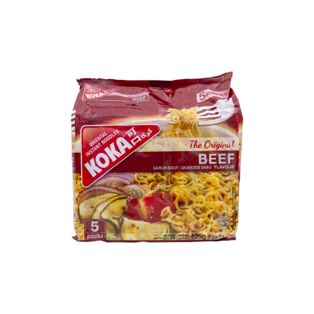 Koka Instant Noodles Beef 85Gx5