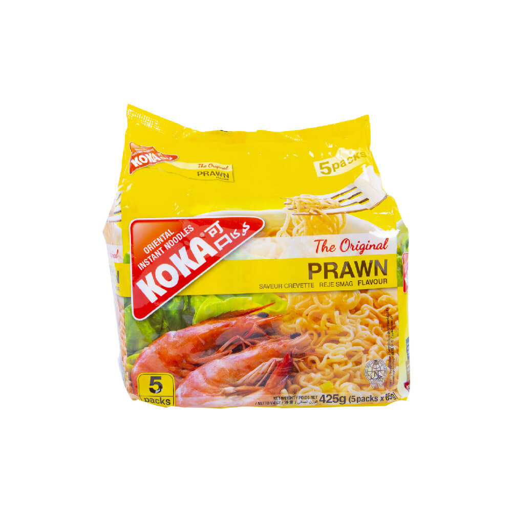 Koka Instant Noodles Prawn Flavour 85Gmx5