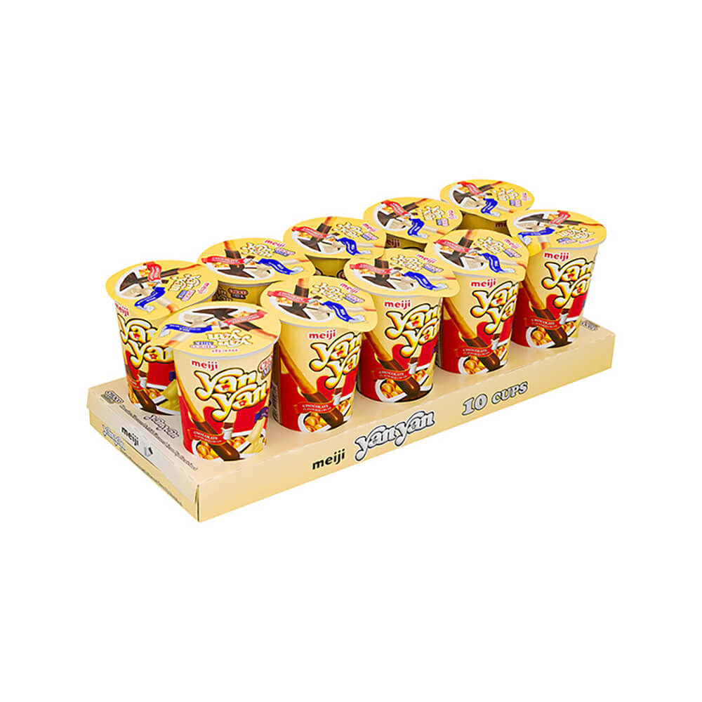 Meiji Yan Yan Choco & Milk Cup 44Gx10