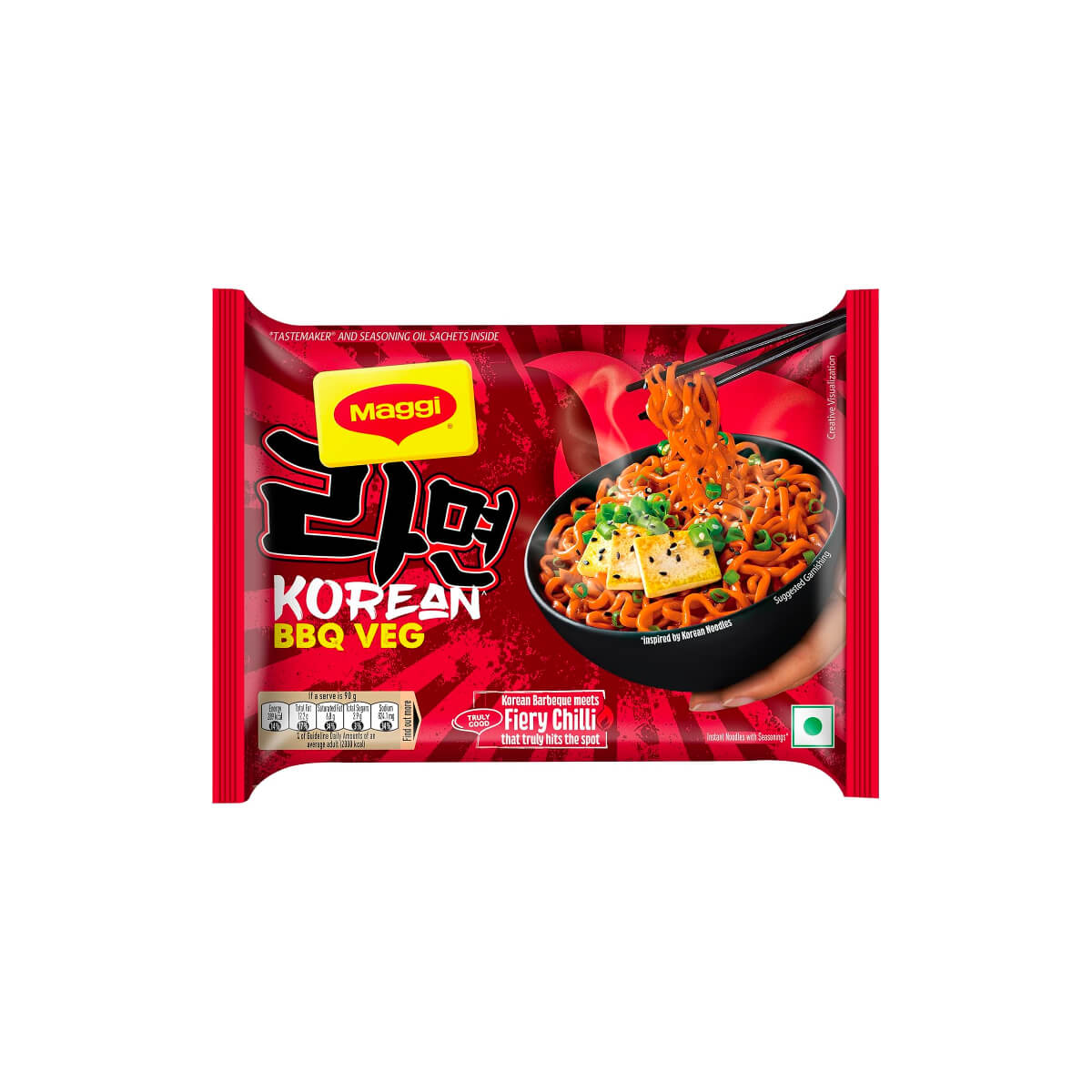 Maggi Korean BBQ Veg Spicy Instant Noodles 90g