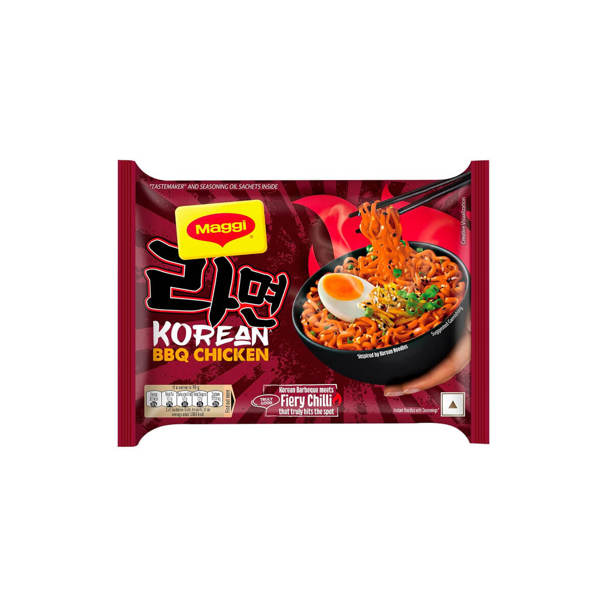 Maggi Korean BBQ Chicken Spicy Instant Noodles 90g