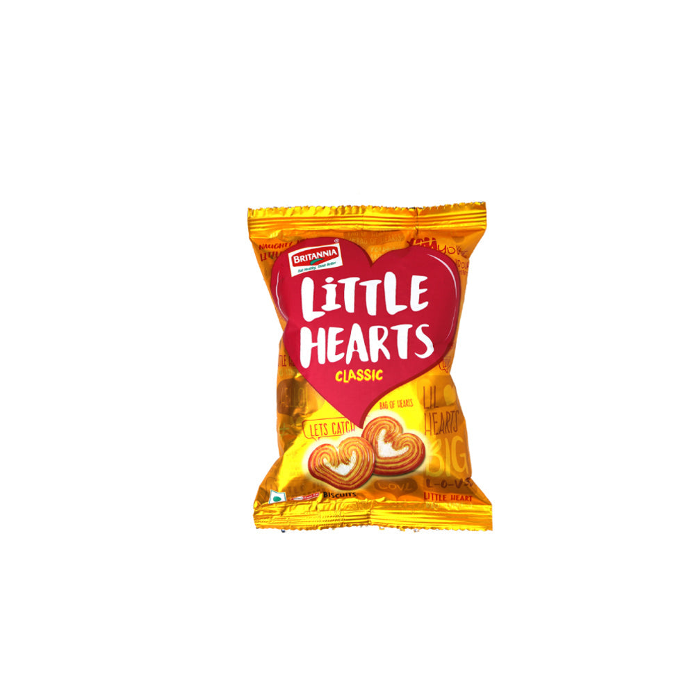 Britannia Little Heart Pouch Biscuits 75G