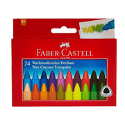Faber-Castell Wax Crayons 24 Color 90Mm