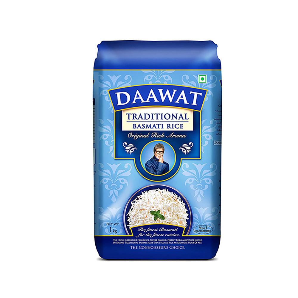 Daawat Traditional Basmati Rice 1kg