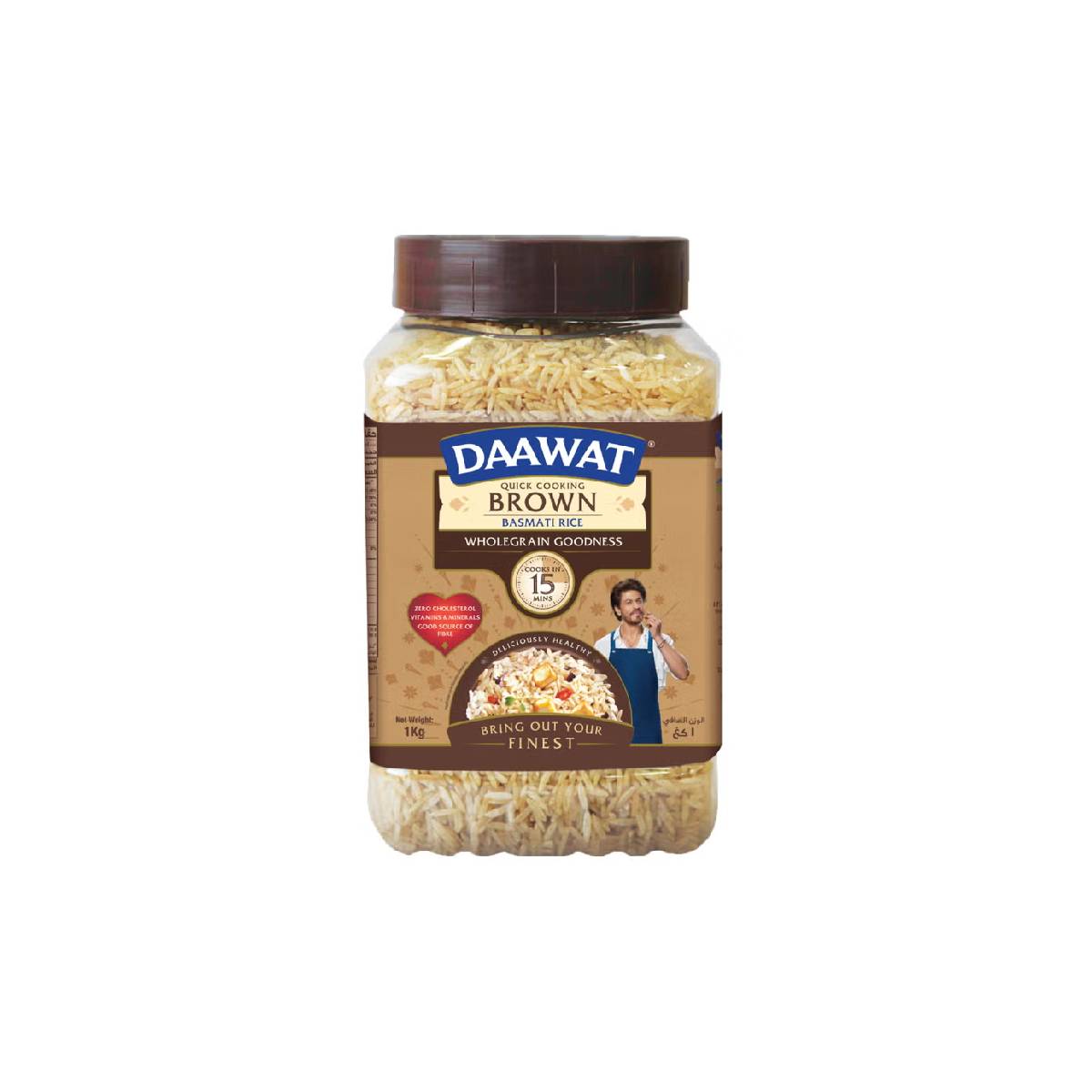 Daawat Fast Cooking Brown Rice 1kg