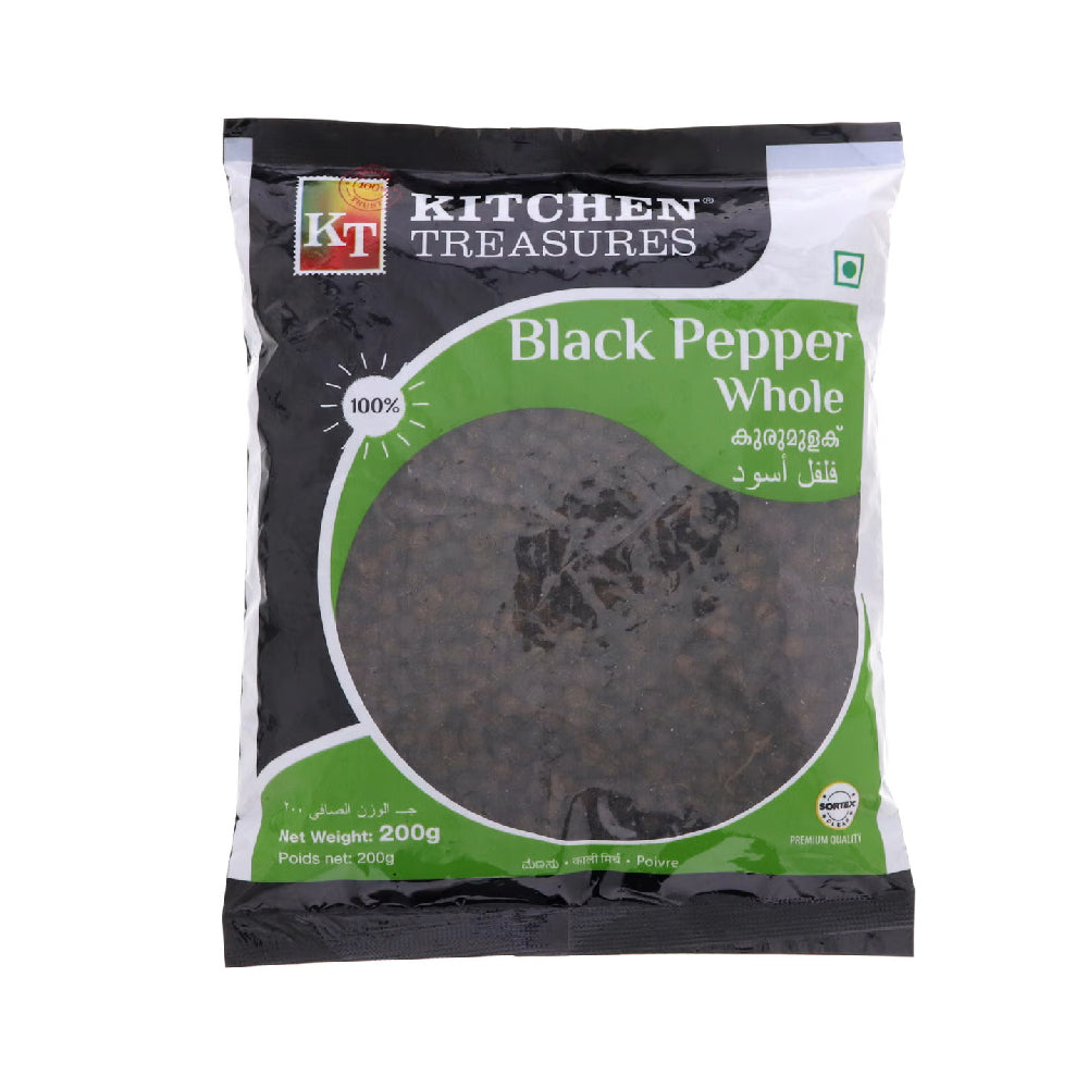 Kitchen Treasure  Black Pepper Whole 200gm