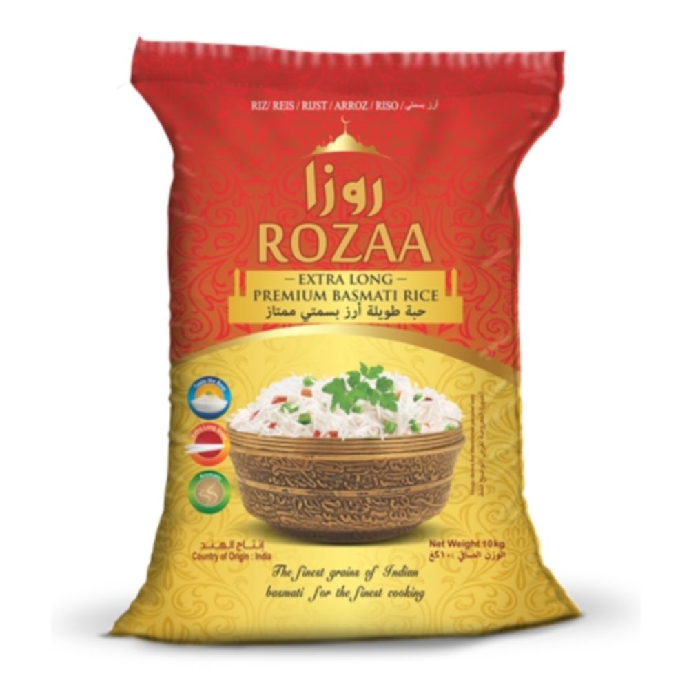 Rozaa Extra Long Premium Basmati Rice 10kg