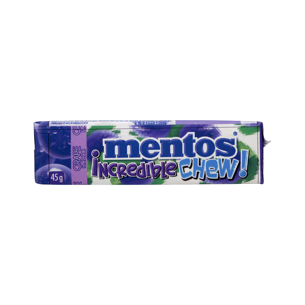 Mentos Incredible Chew - Grapes- 45Gm