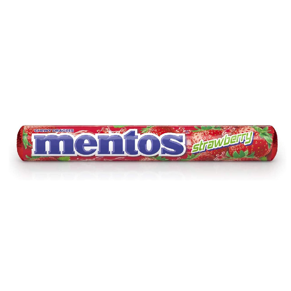 Mentos Strawberry Candies 38gm