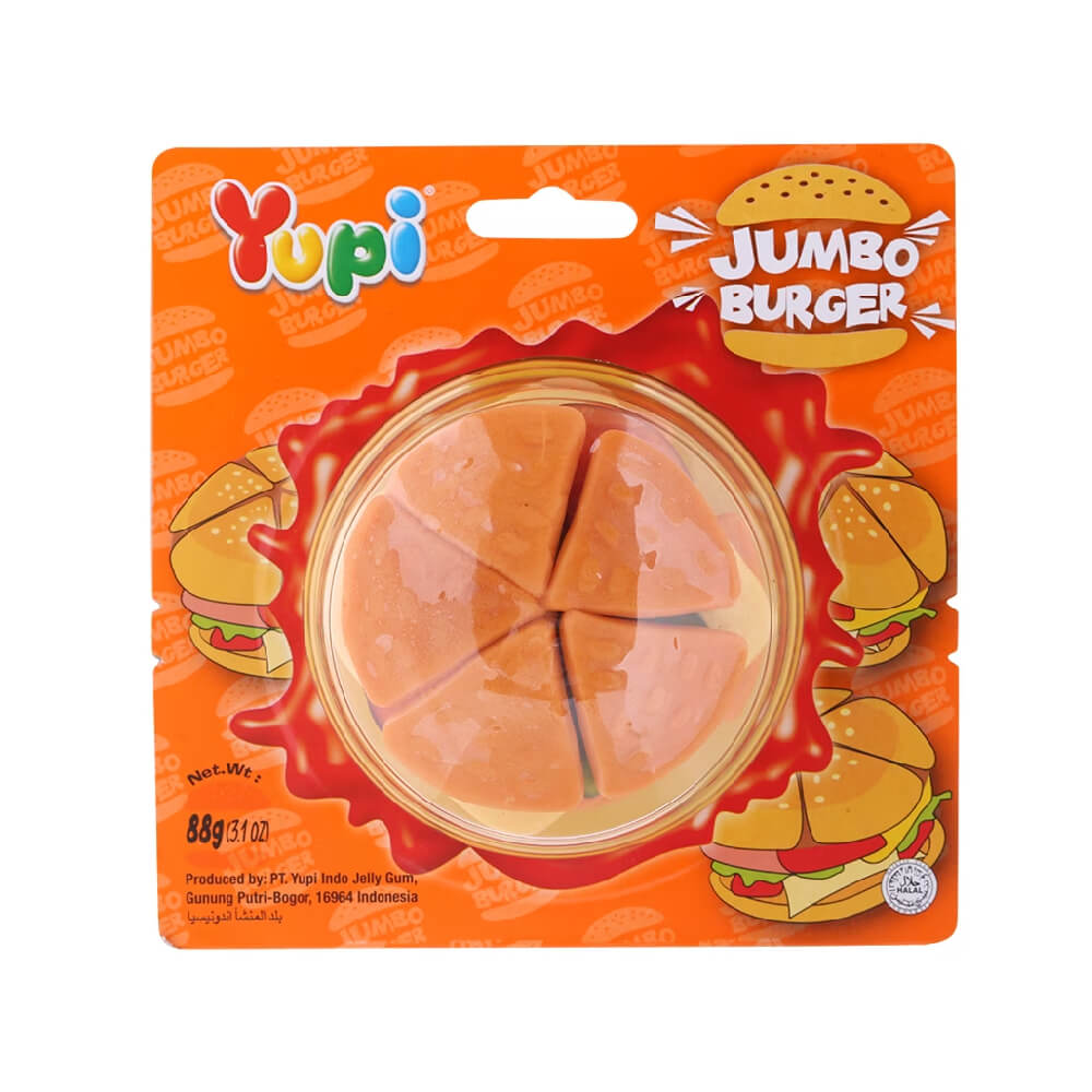 Yupi Jumbo Burger Gummy 88gm