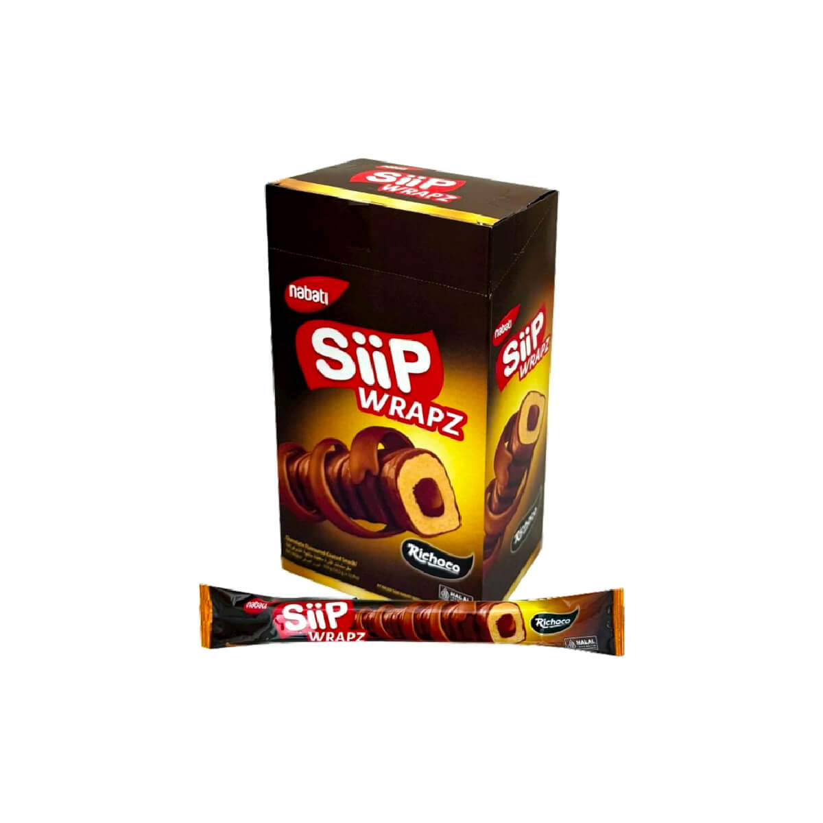 Nabati Siip Wrapz Chocolateo 12x14.5g