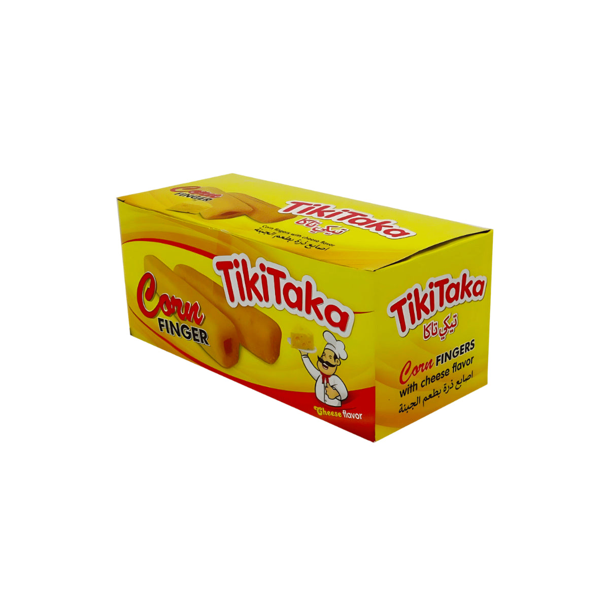 Tiki Taka Cheese Corn Fingers Snack 20x8g