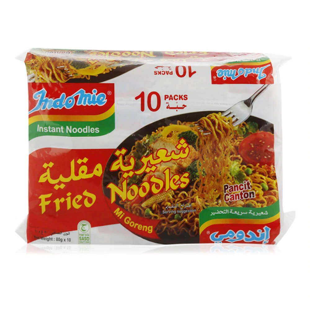 Indomie Noodles Hot & Spicy Fried 80Gx10