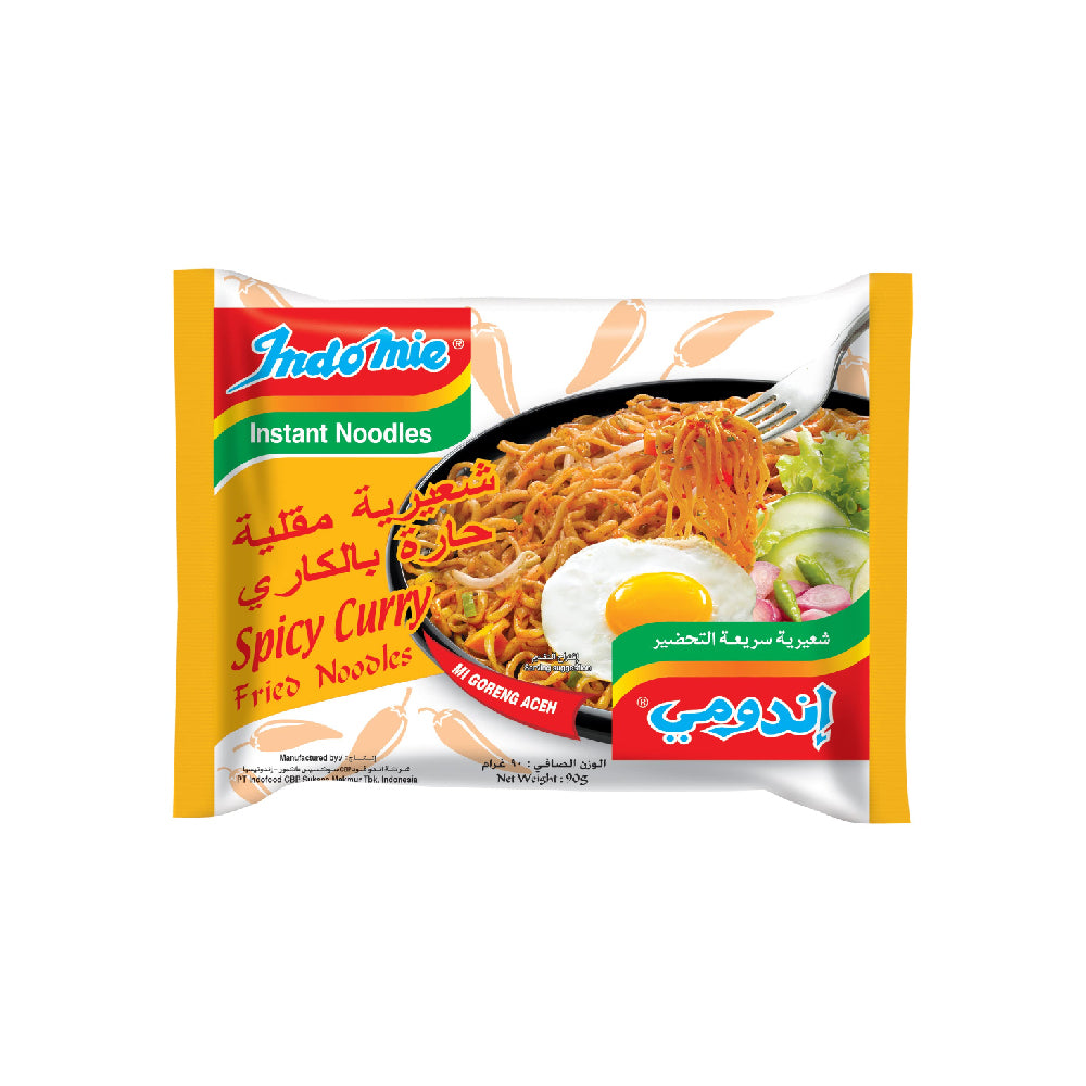 Buy Indomie Noodles Fried Spicy Curry 90G - Shop On The Fresh Market UAE