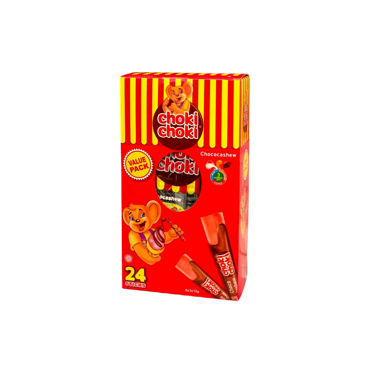 Choki Choki Chococalate Paste Sticks 8x36g