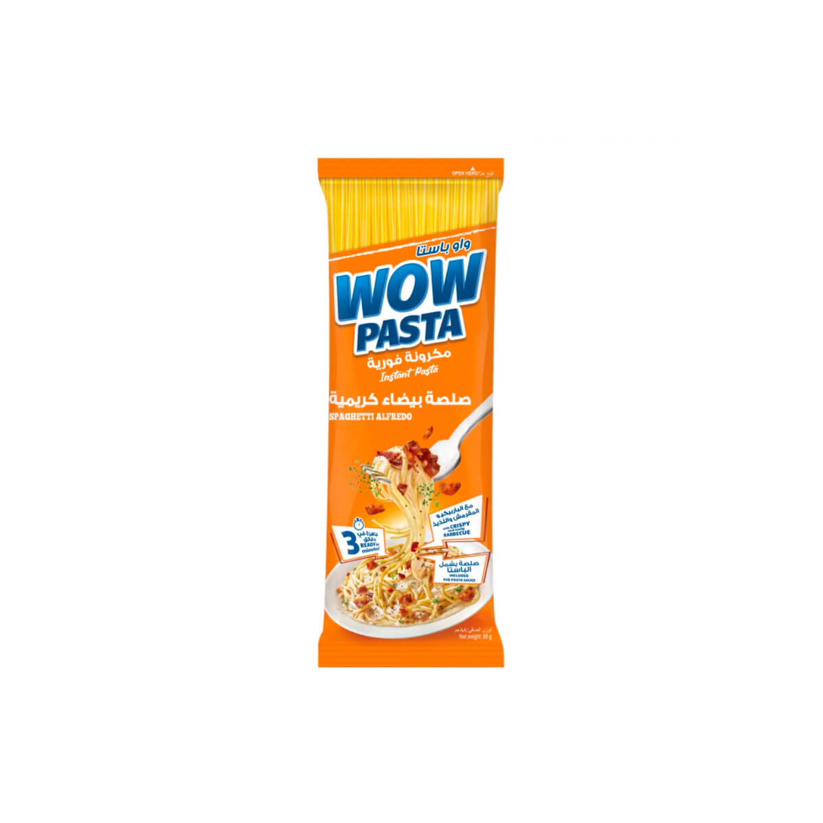 Wow Pasta Alfredo Instant Spaghetti 88g
