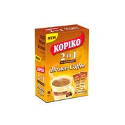 Kopiko Brown 2 in 1 Instant Coffee Mix, No Added Sugar, Bold & Smooth Taste, 10x13.5g Sachets