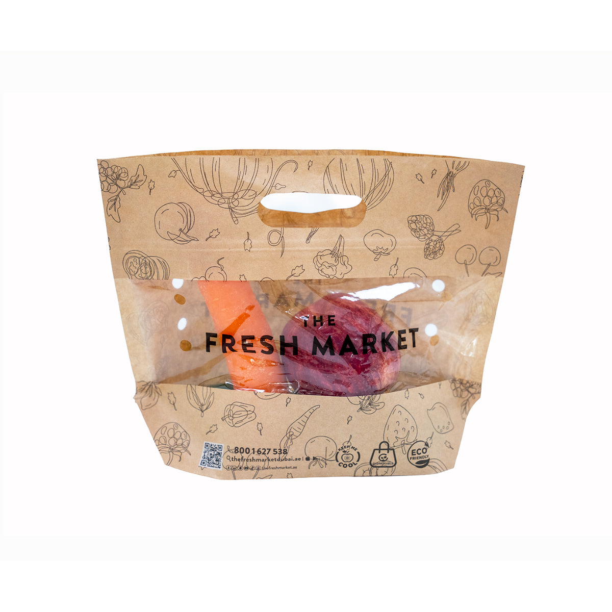 Mix Fruits Pouches (Apple+Carrot) Approx- 220gm Pack