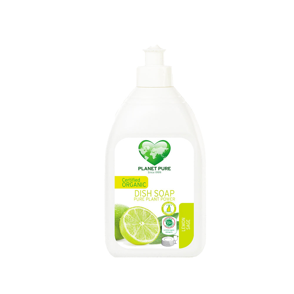 PP Cert Org Dish Soap Lemon Sage 510ml