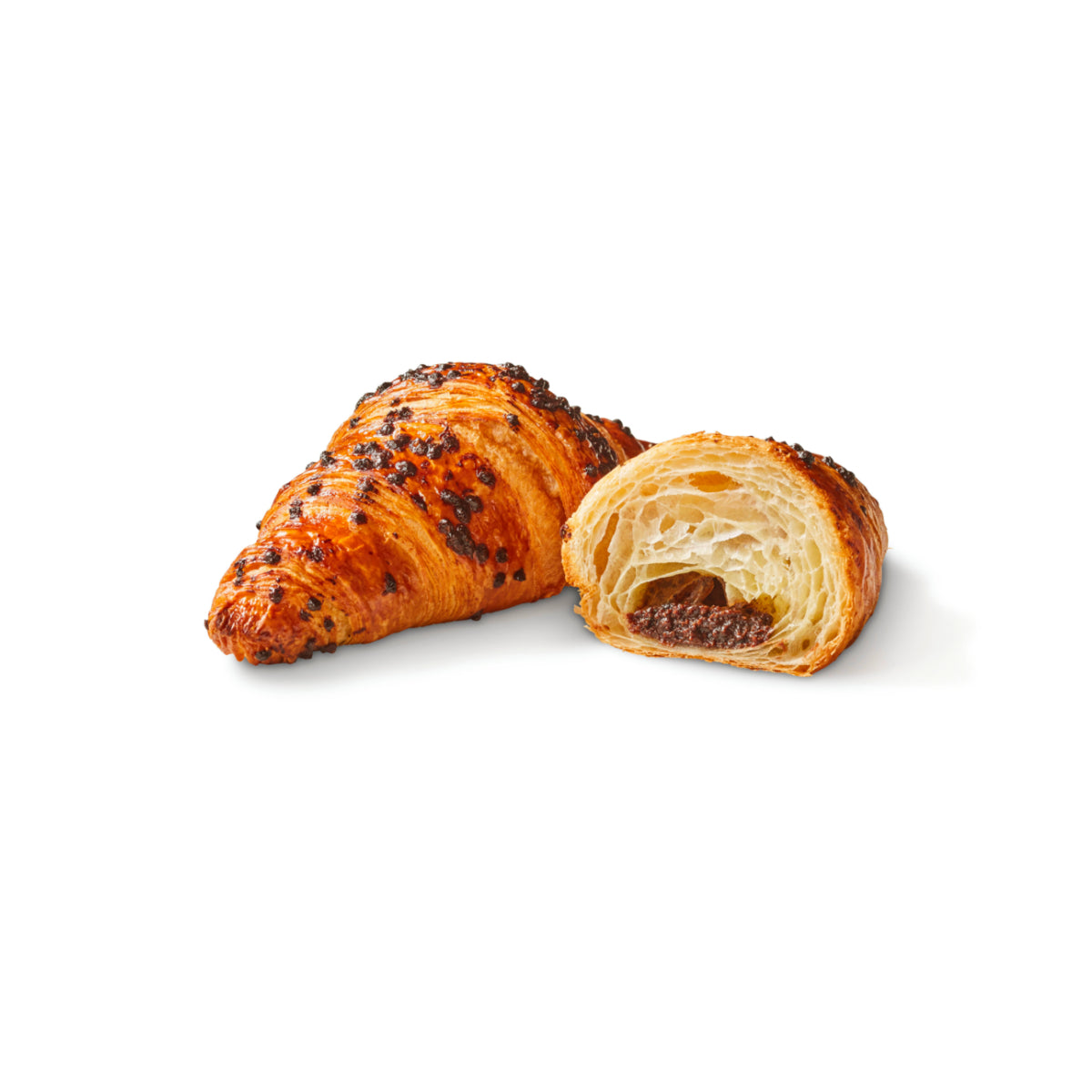 Bridor Cocoa Hazelnut Filled With Chocolate Topping Croissant 70g