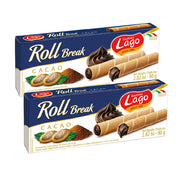 Lago Roll Break Cocoa Cream Wafer 2x80gm