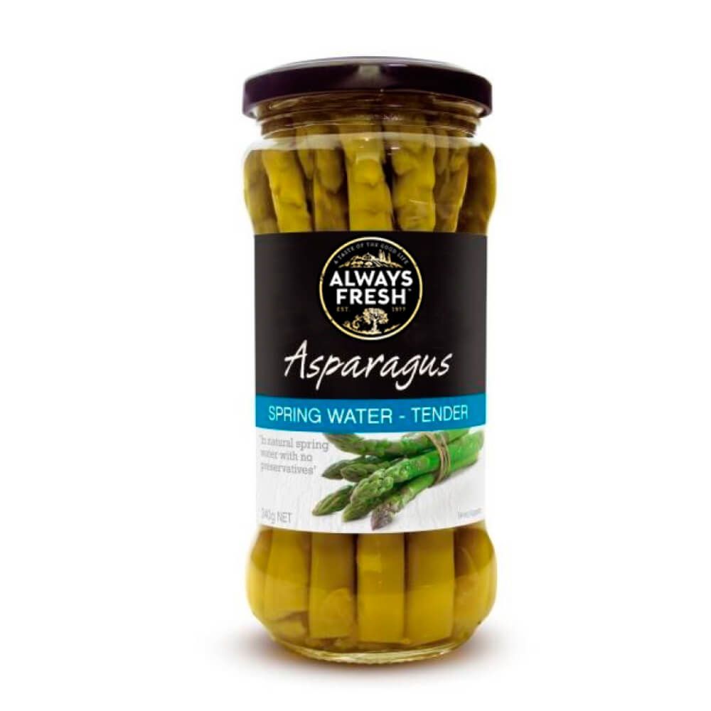Always Fresh Asparagus In Spring Water Tender 340gm