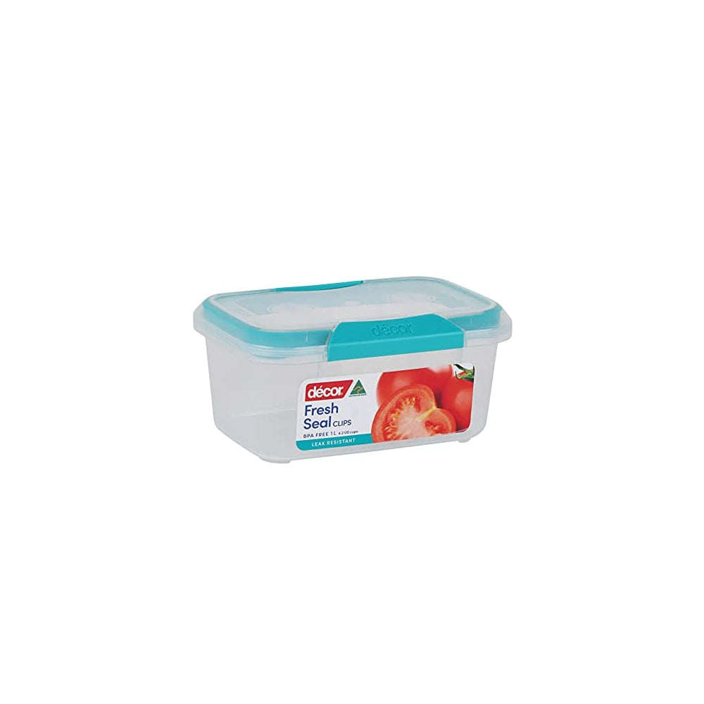 D�cor Match-Ups Clips Oblong Blue 1L