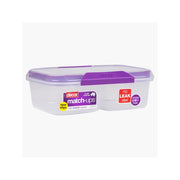 Decor Match Ups Clips Split Oblong Purple 2L