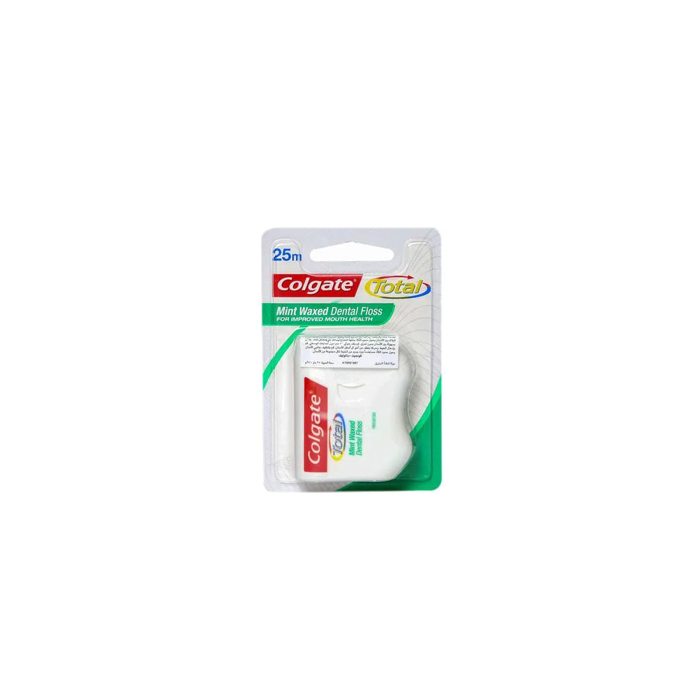 Colgate Total Dental Floss Waxed Mint 25M