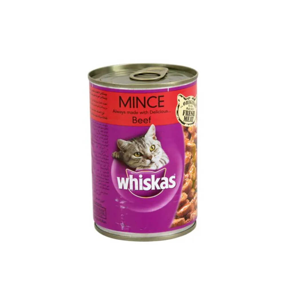 Whiskas Tasty Mince Beef 400G