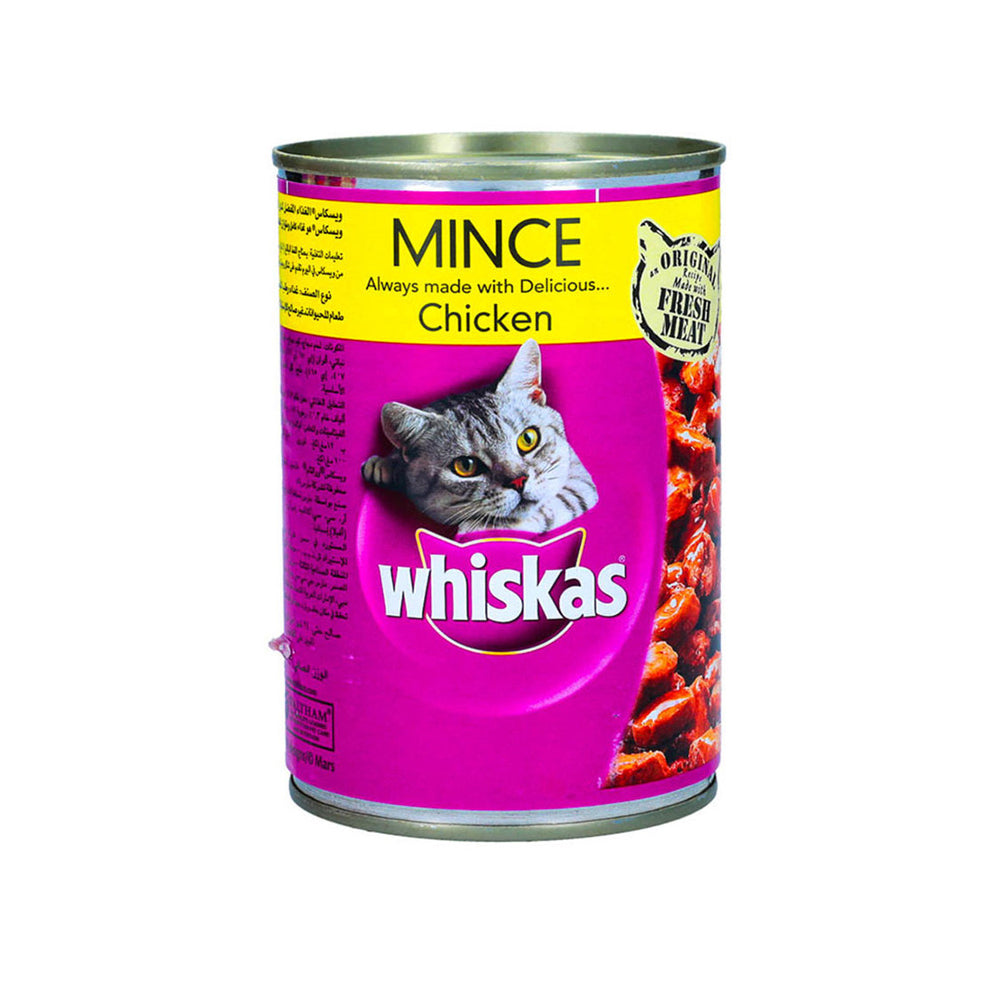 Whiskas Tasty Mince Chicken 400G