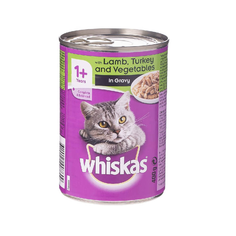 Whiskas Tasty Mince Lamb/Turkey/Veg 400G