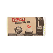Glad Large Black Garbage Bags 25s