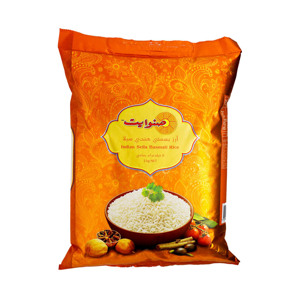 Sunwhite Indian Sella Basmati Rice 5kg
