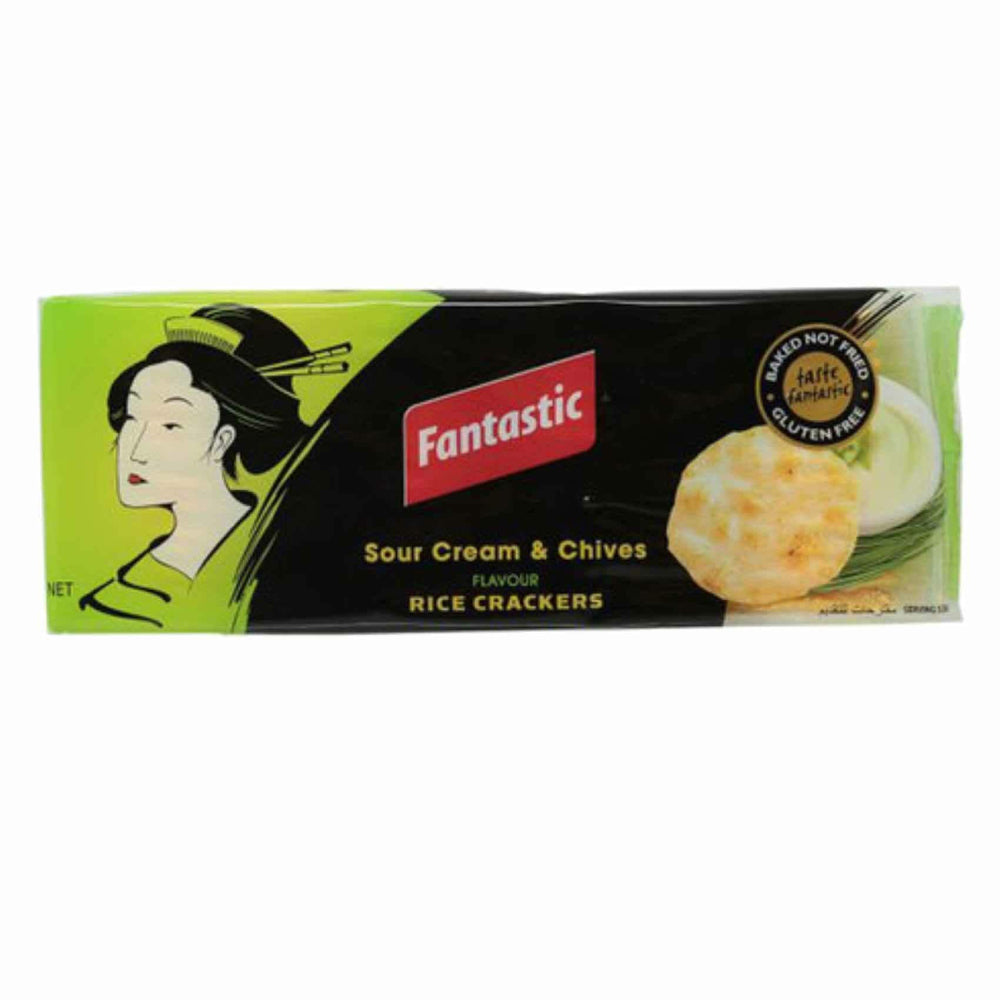 Fantastic Rice Crackers Sour Cream & Chives 100G