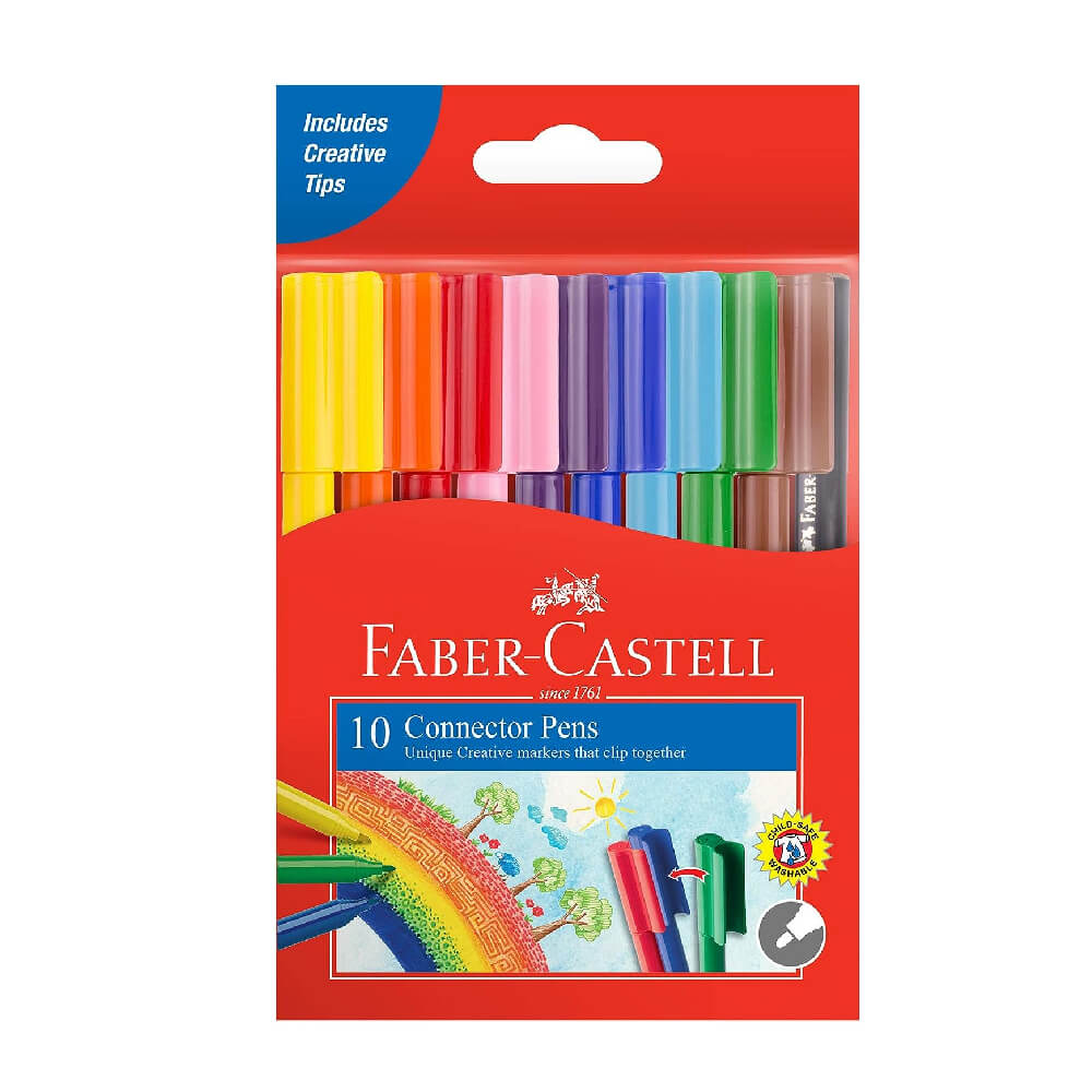 Faber-Castell Connector Felt Pen 10 Color