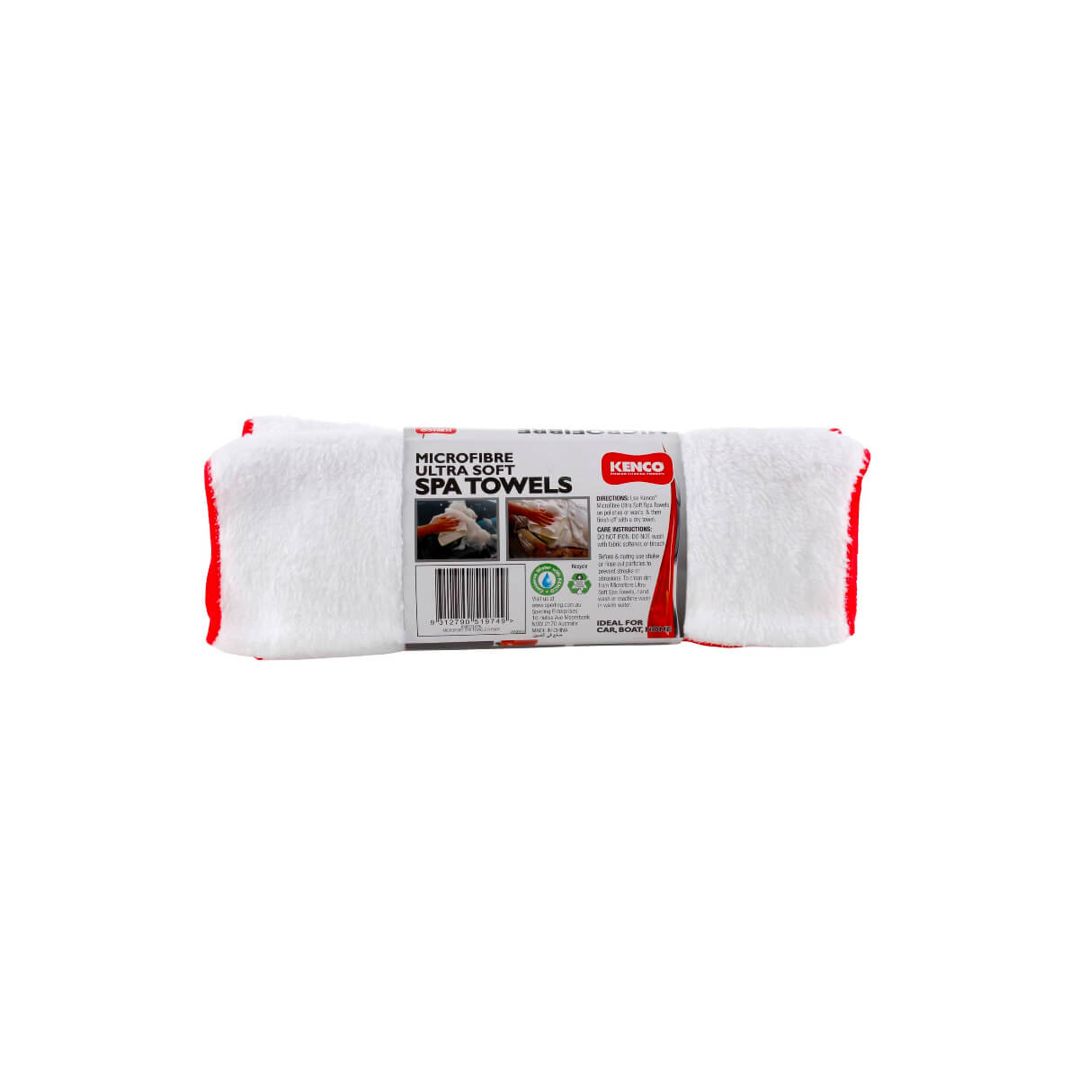 Kenco Ultra Soft Multi Purpose Spa Towel 35cm x 35cm 6 Pieces