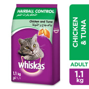 Whiskas Hairball Control with Chicken&Tuna 1.1kg