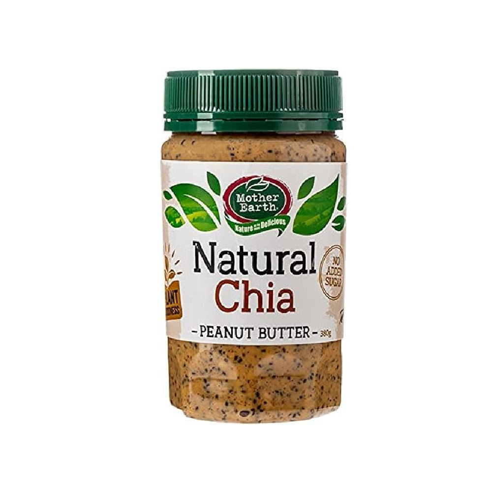 Mother Earth Peanut Butter Chia Seed Natural 380G