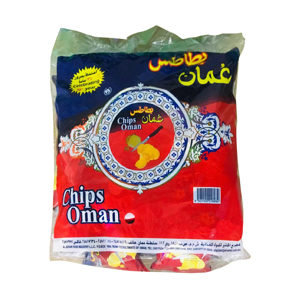 Oman Chilli Potato Chips 25x15gm