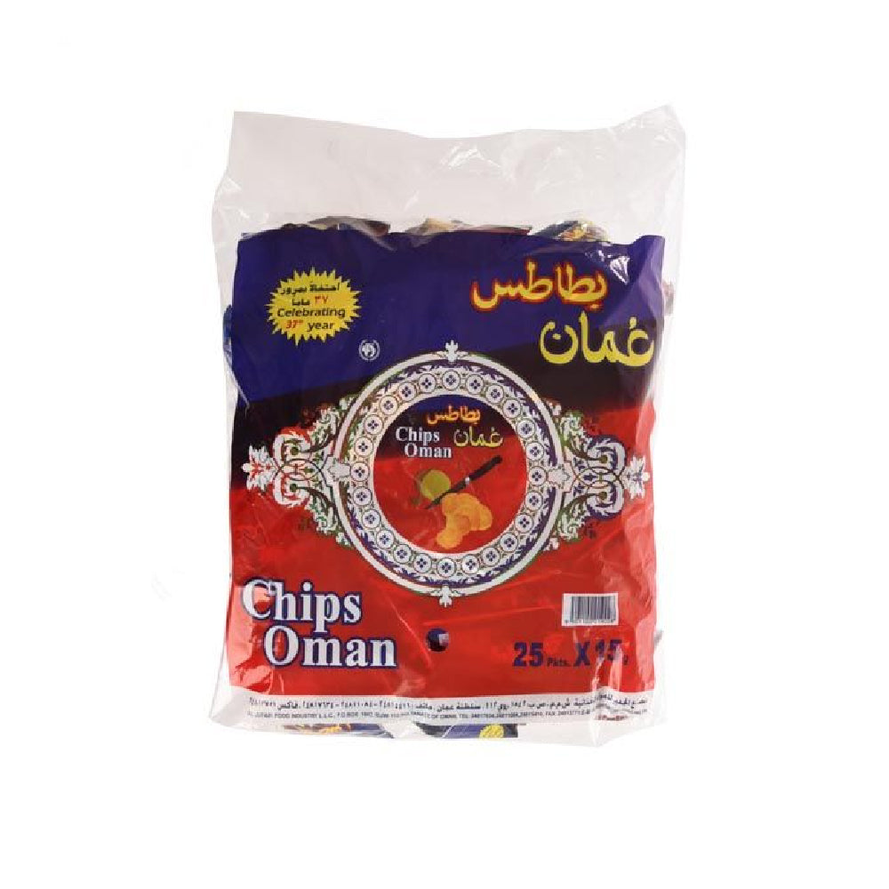 Oman Chili Potato Chips 15GmX25S